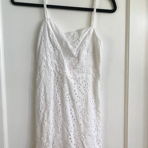 White Urban Outfitters Dress w/ flower detailing